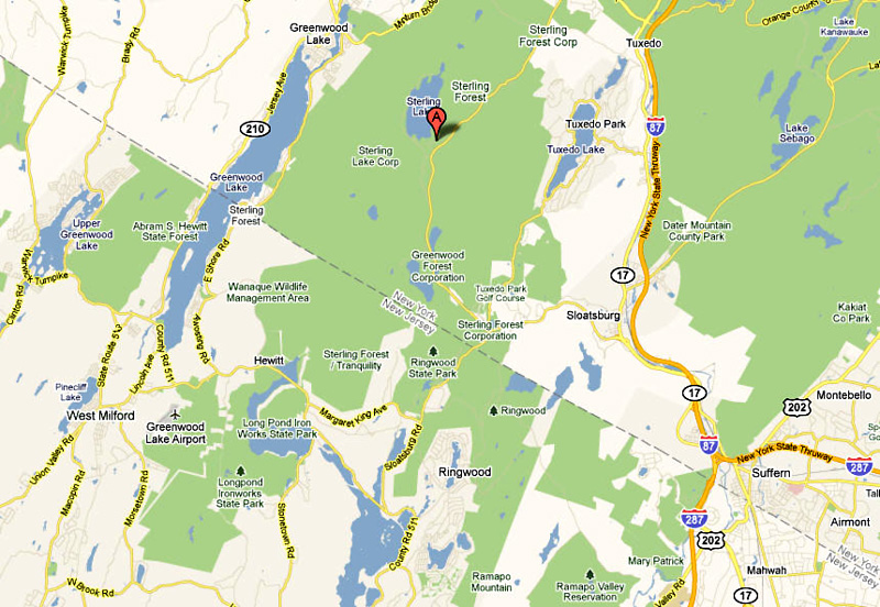 Sterling Forest Visitor's Center, NY, directions